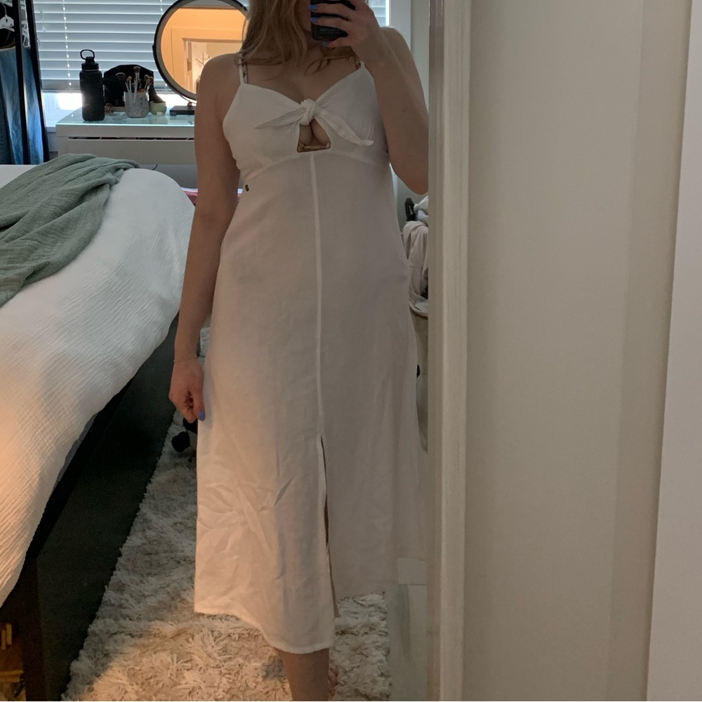Roxy Linen Coverup Dress size M